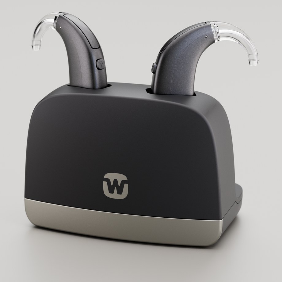 Widex MOMENT 助聽器與充電盒